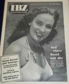 IBZ magazine side cover 3 April 1953