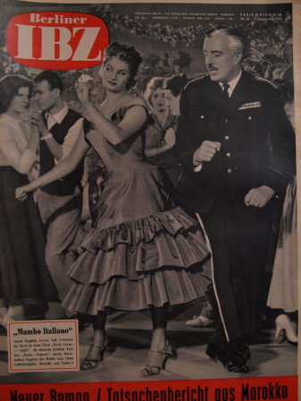 IBZ magazine side cover Issue 38 17 September 1955