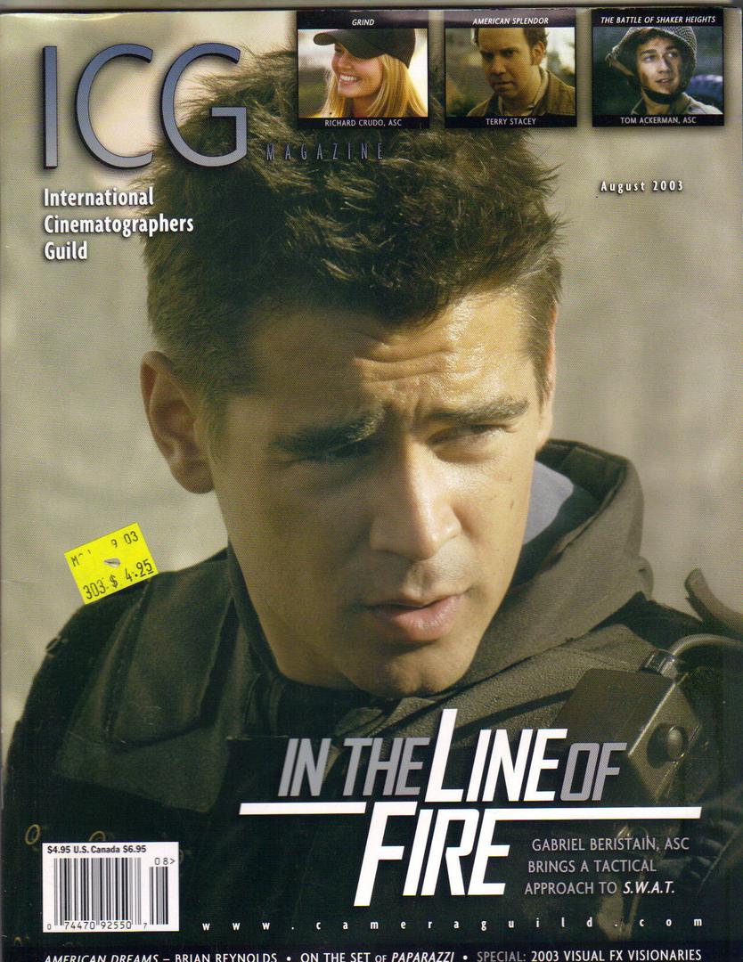 ICG magazine side cover  August 2003