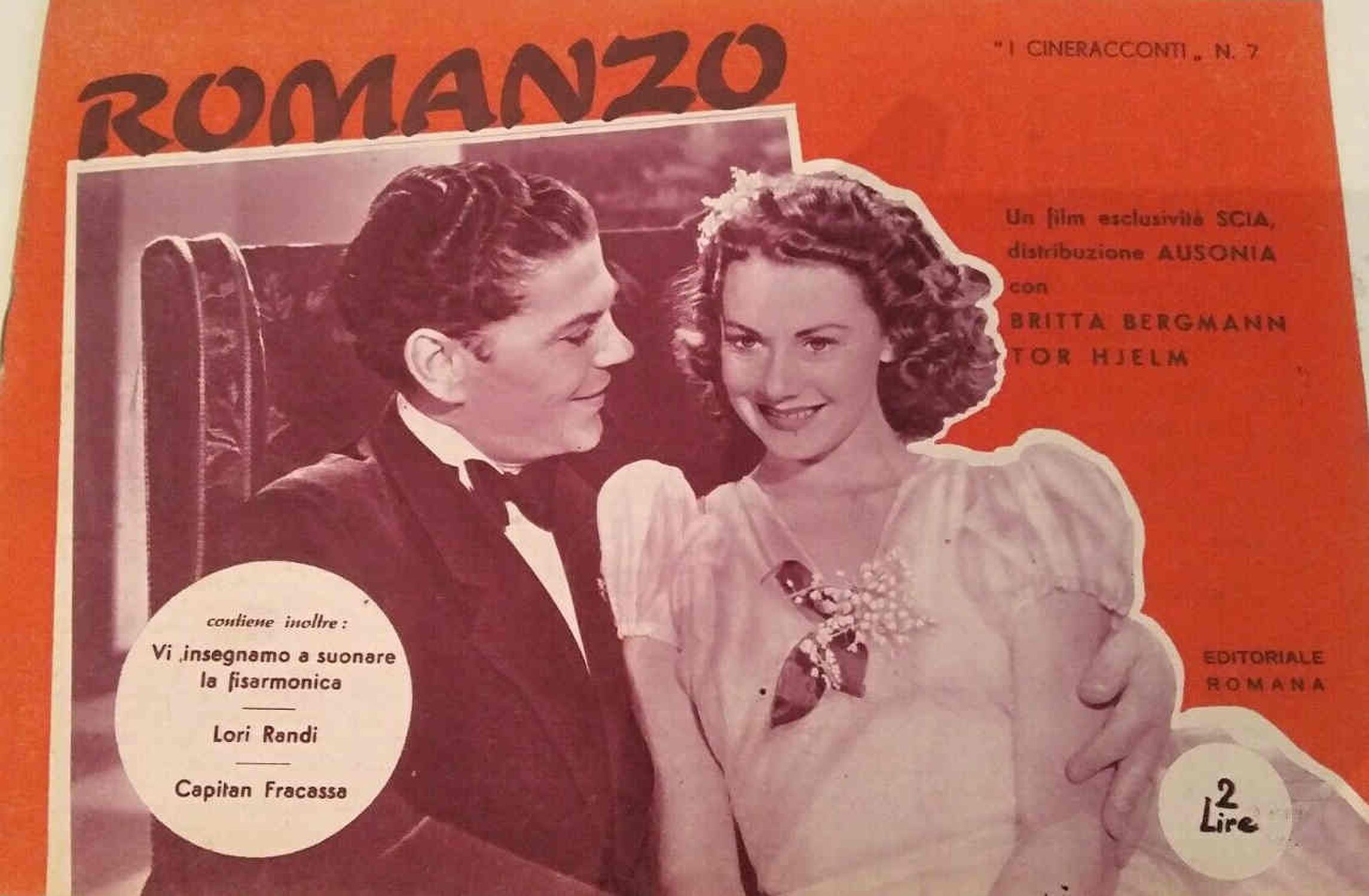 CINERACCONTI|I magazine side cover Issue 7   1942