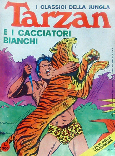 I CLASSICI DELLA JUNGLA magazine side cover Issue 1  1st series 10 November 1972