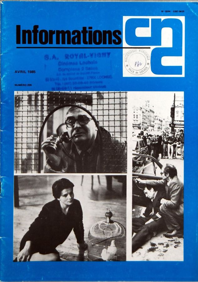 INFORMATIONS CNC magazine side cover Issue 205  April 1985