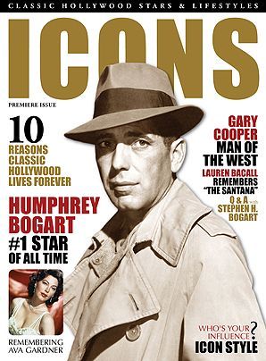 ICONS magazine side cover Issue 1  2008