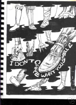 I DONT CARE WHAT YOU SMELL magazine side cover Issue 2 May 1996