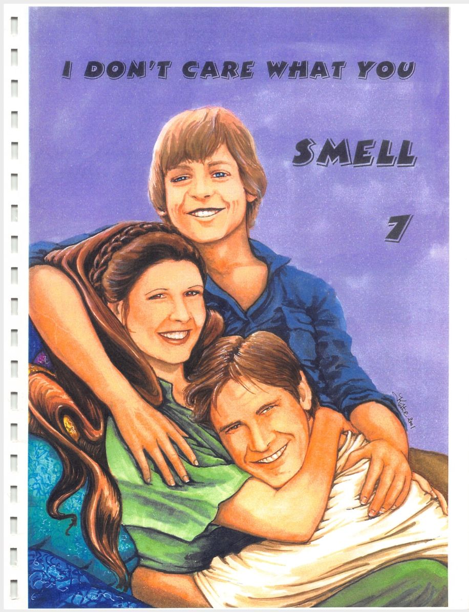 I DONT CARE WHAT YOU SMELL magazine side cover Issue 7 May 2001