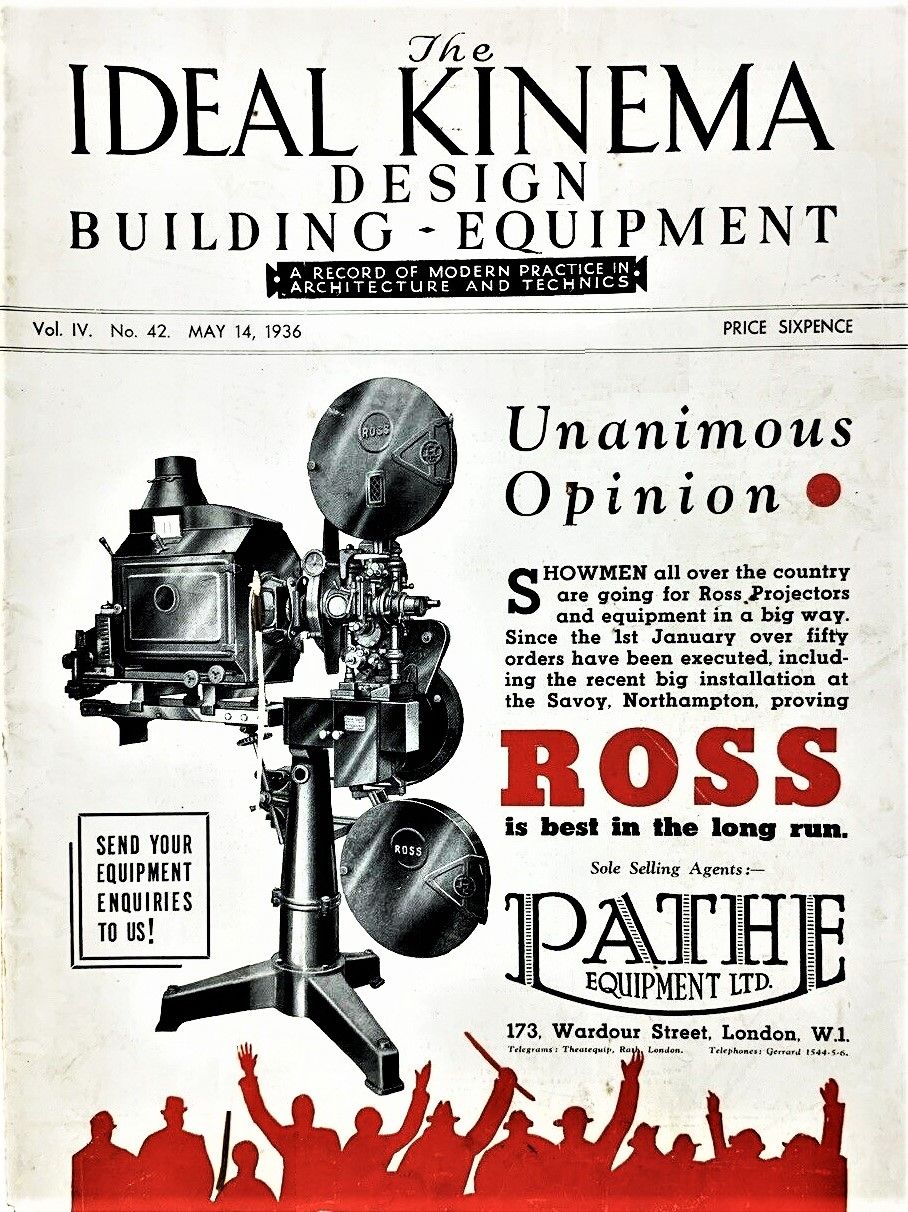 IDEAL KINEMA magazine side cover  Vol 4 No  42 14 May 1936