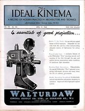 IDEAL KINEMA magazine side cover Issue 145 14 August 1947