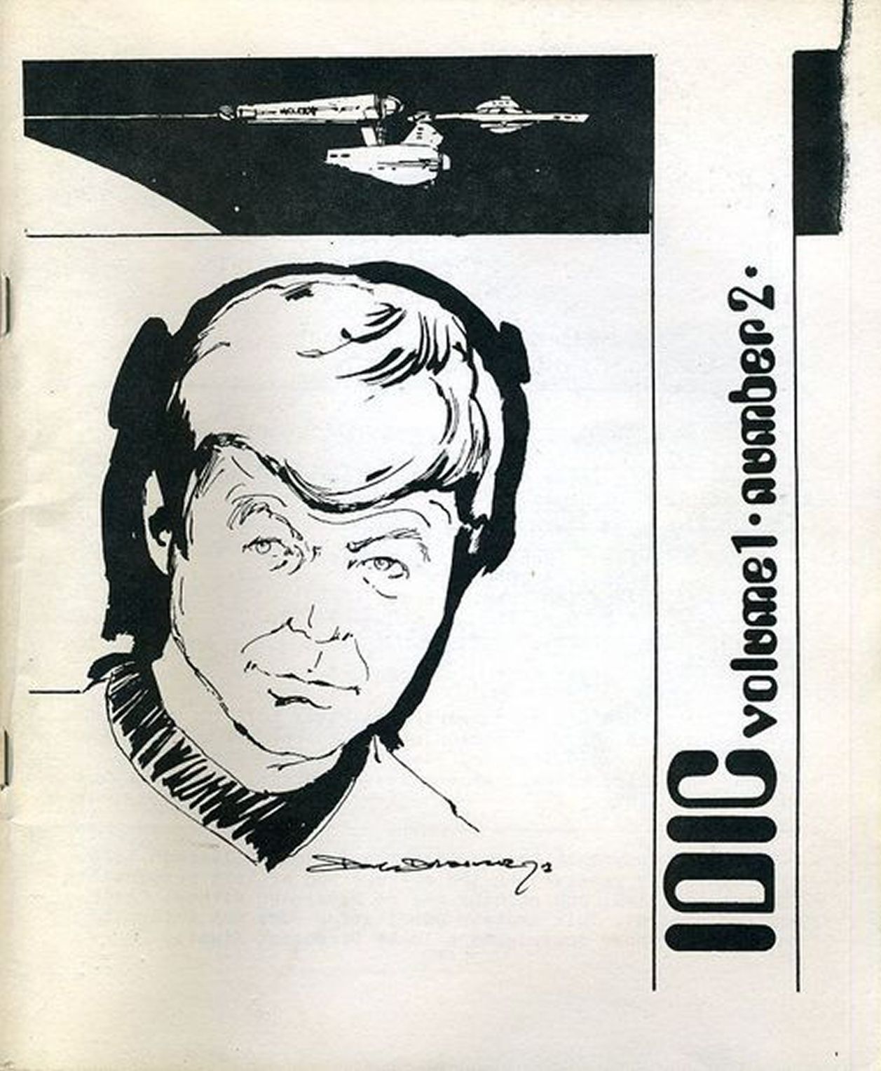 IDIC magazine side cover Issue 2  February 1976