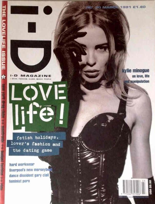 I-D MAGAZINE magazine side cover  March 1991