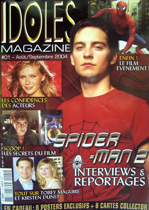 IDOLES magazine side cover August/September 2004