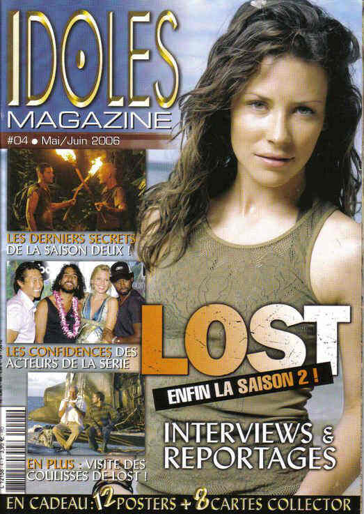 IDOLES magazine side cover May/June 2006