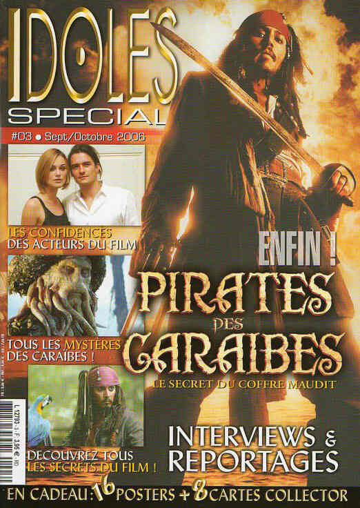 IDOLES magazine side cover September/October 2006
