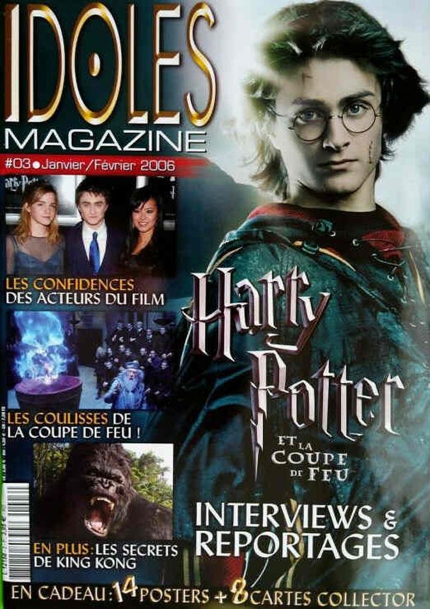 IDOLES magazine side cover  January/February 2006