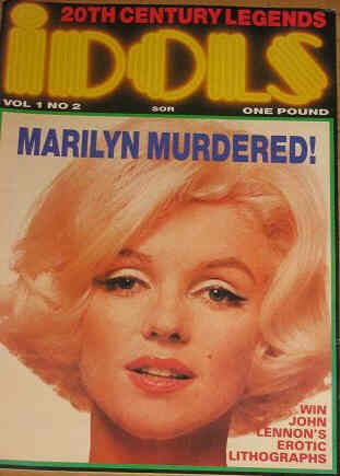 IDOLS magazine side cover Issue 2 March 1988