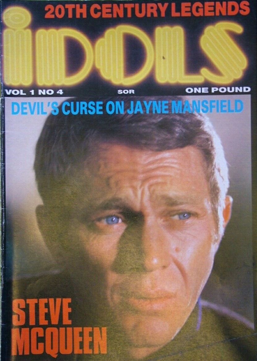 IDOLS magazine side cover Issue 4 May 1988