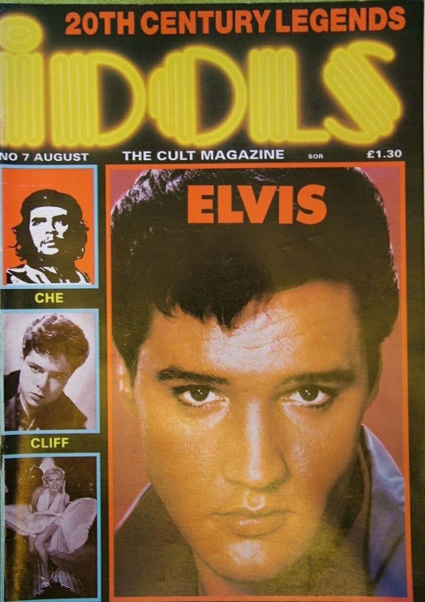 IDOLS magazine side cover Issue 7 August 1988