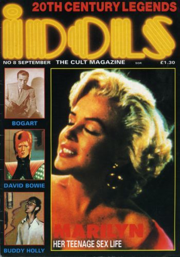 IDOLS magazine side cover Issue 8 September 1988