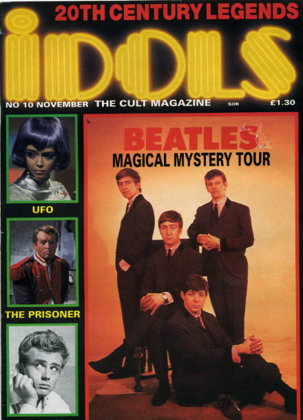 IDOLS magazine side cover Issue 10 November 1988