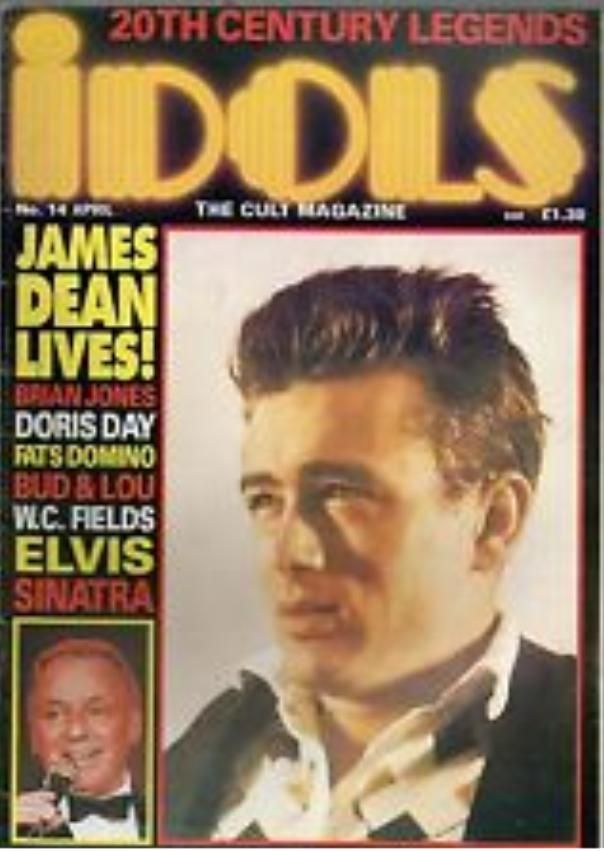 IDOLS magazine side cover Issue 14 April 1989