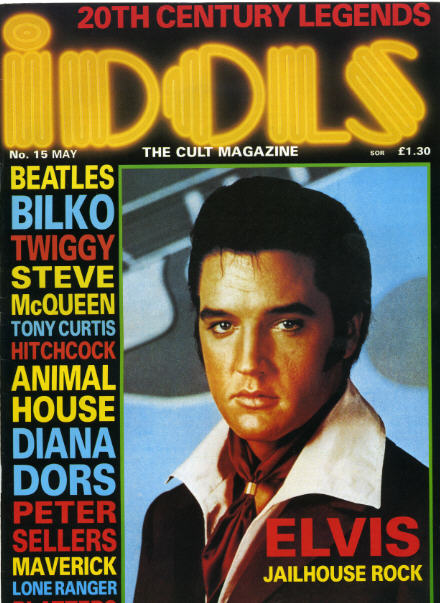 IDOLS magazine side cover Issue 15 May 1989