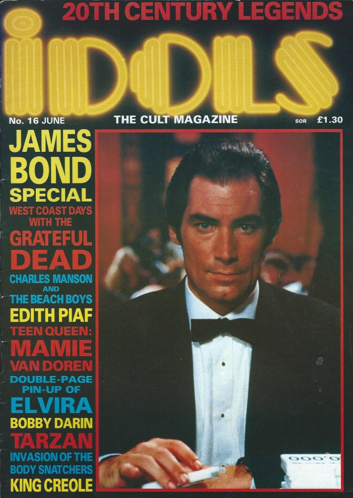 IDOLS magazine side cover Issue 16 June 1989