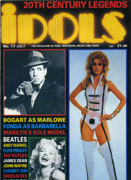 IDOLS magazine side cover Issue 17 July 1989
