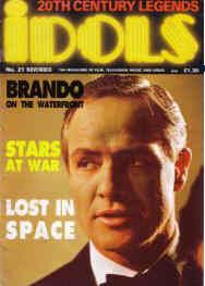 IDOLS magazine side cover Issue 21 November 1989
