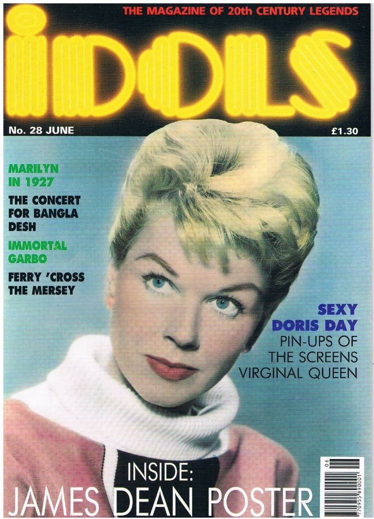 IDOLS magazine side cover Issue 28 June 1990
