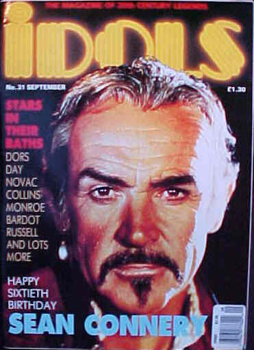 IDOLS magazine side cover Issue 31 September 1990