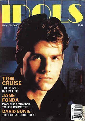 IDOLS magazine side cover Issue 34 December 1990