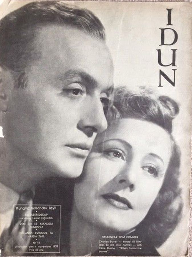 IDUN magazine side cover Issue 44 4 November 1939