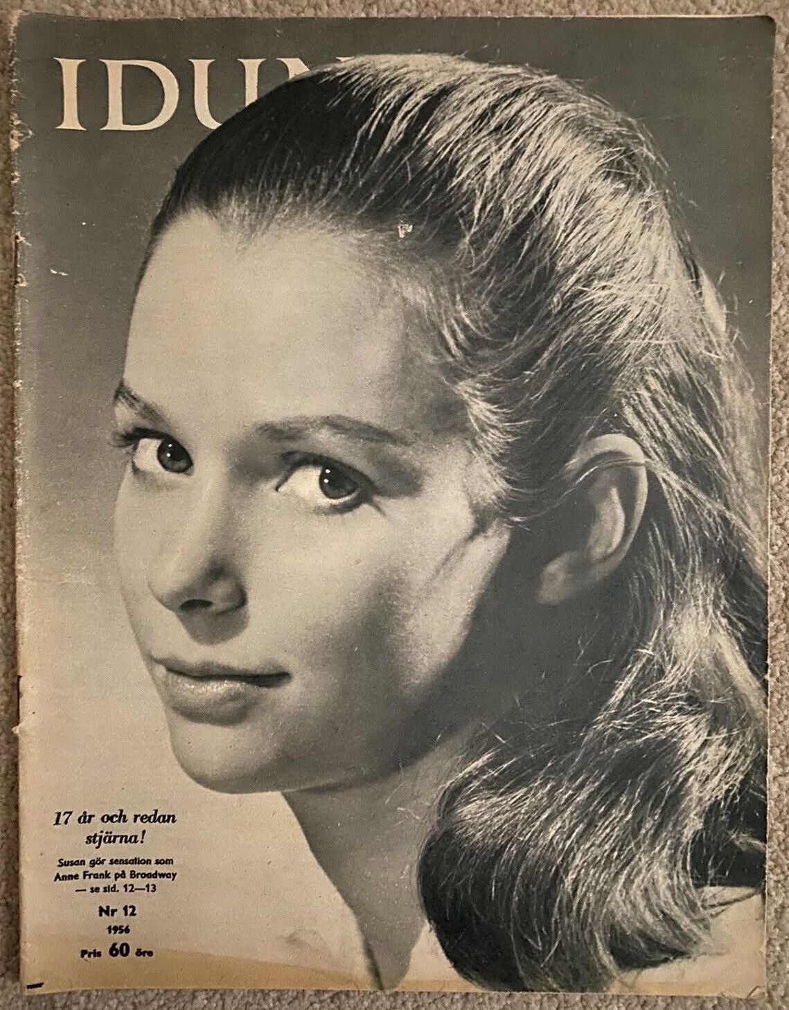 IDUN magazine side cover Issue 12   1956