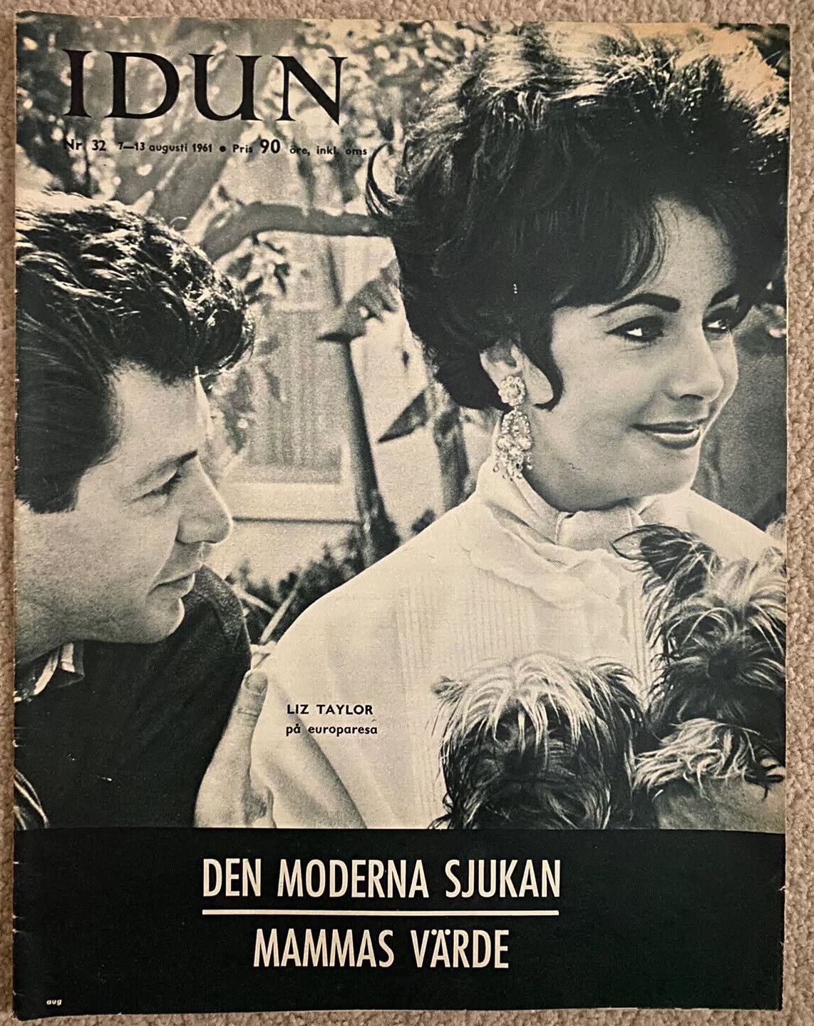 IDUN magazine side cover Issue 32   1961