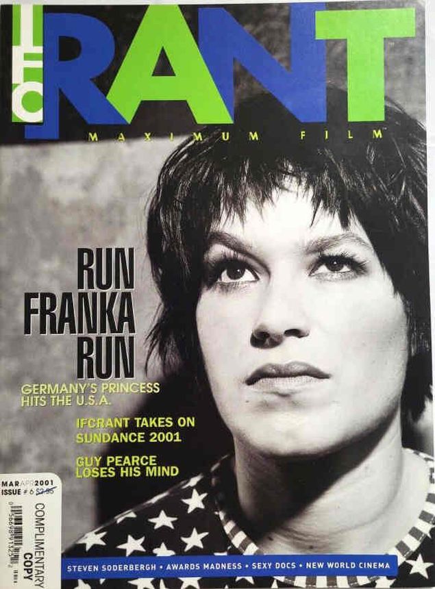 ifcRANT magazine side cover Issue 6 March/April 2001