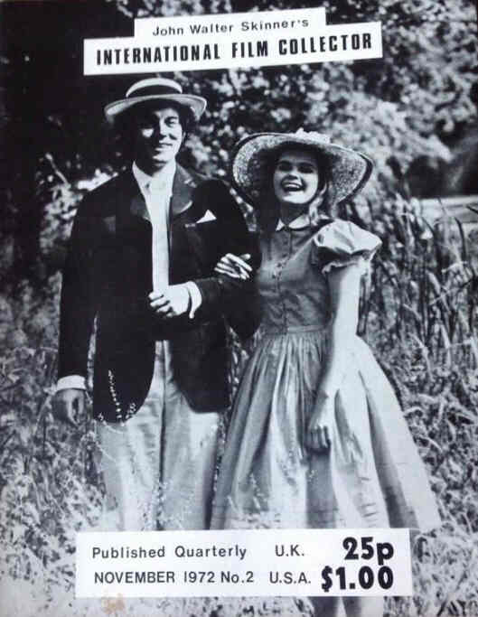 INTERNATIONAL FILM COLLECTOR magazine cover Issue 2 November 1972