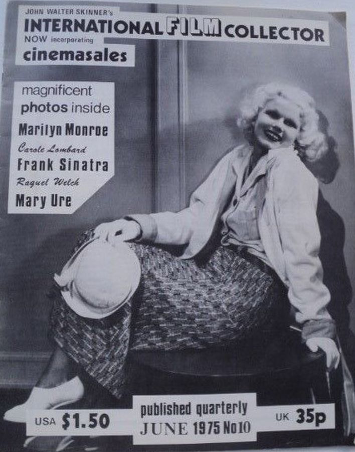 INTERNATIONAL FILM COLLECTOR magazine side cover Issue 10 June 1975