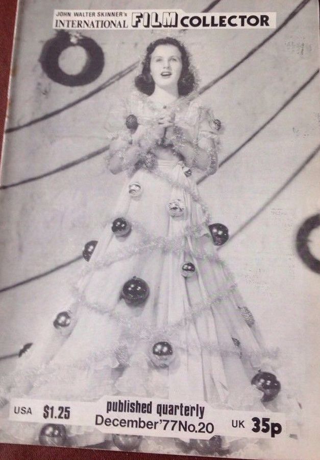 INTERNATIONAL FILM COLLECTOR magazine side cover Issue 20 December 1977