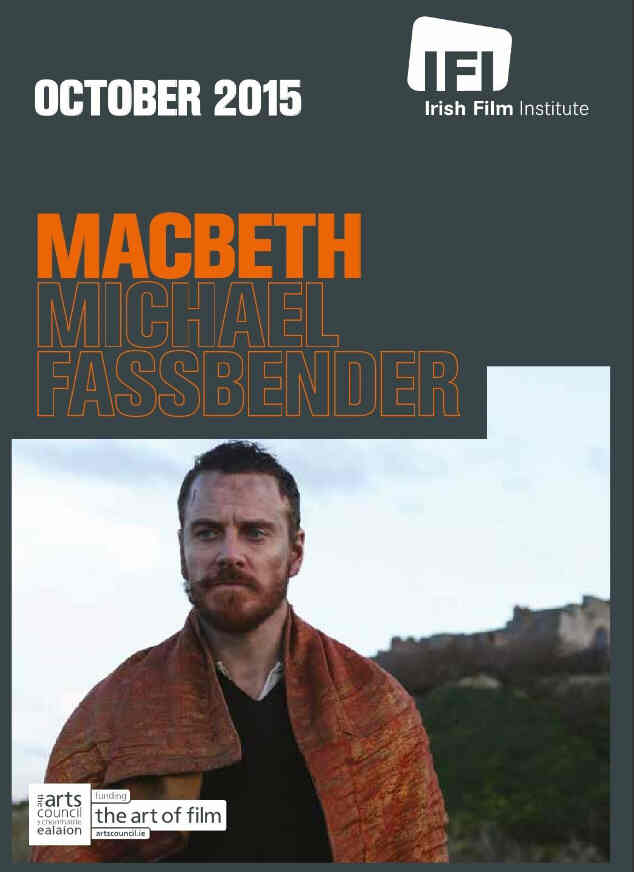 IRISH FILM INSTITUTE magazine side cover October 2015