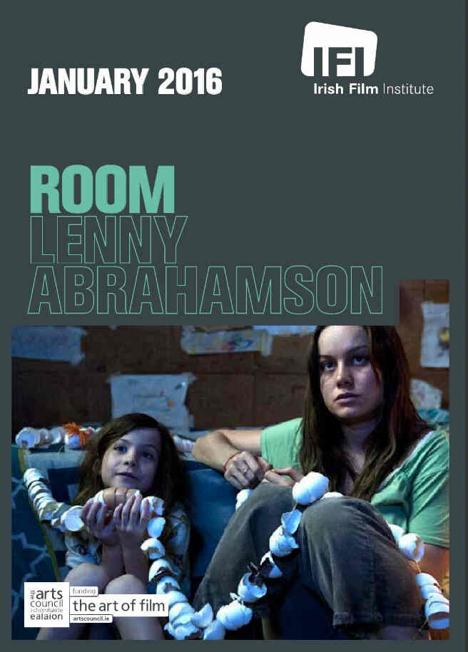 IRISH FILM INSTITUTE magazine side cover January 2016