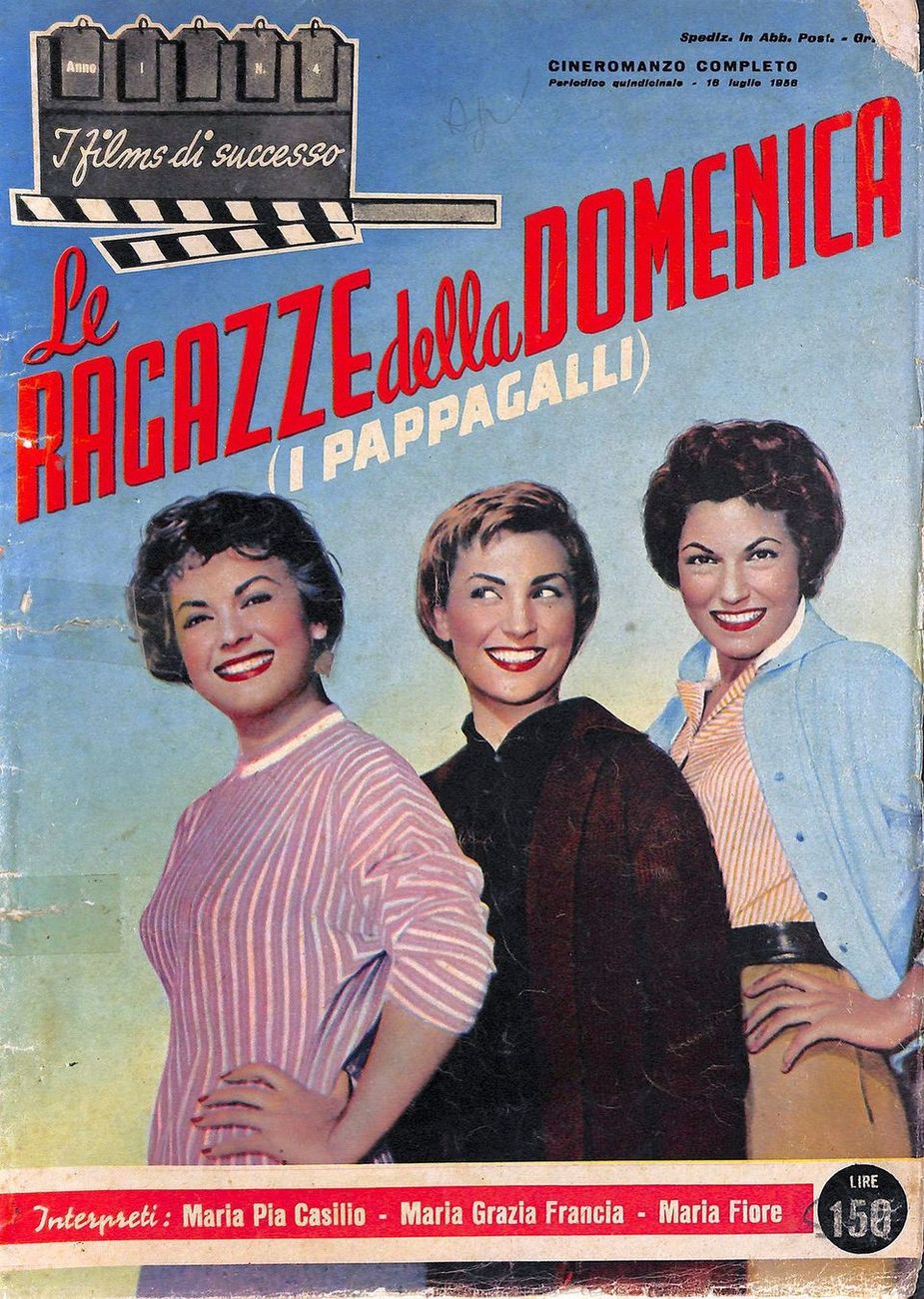 I FILMS DI SUCCESSO magazine side cover Issue 4 16 July 1954