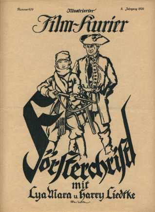 ILLUSTRIERTER FILM KURIER magazine side cover Issue 409   1926