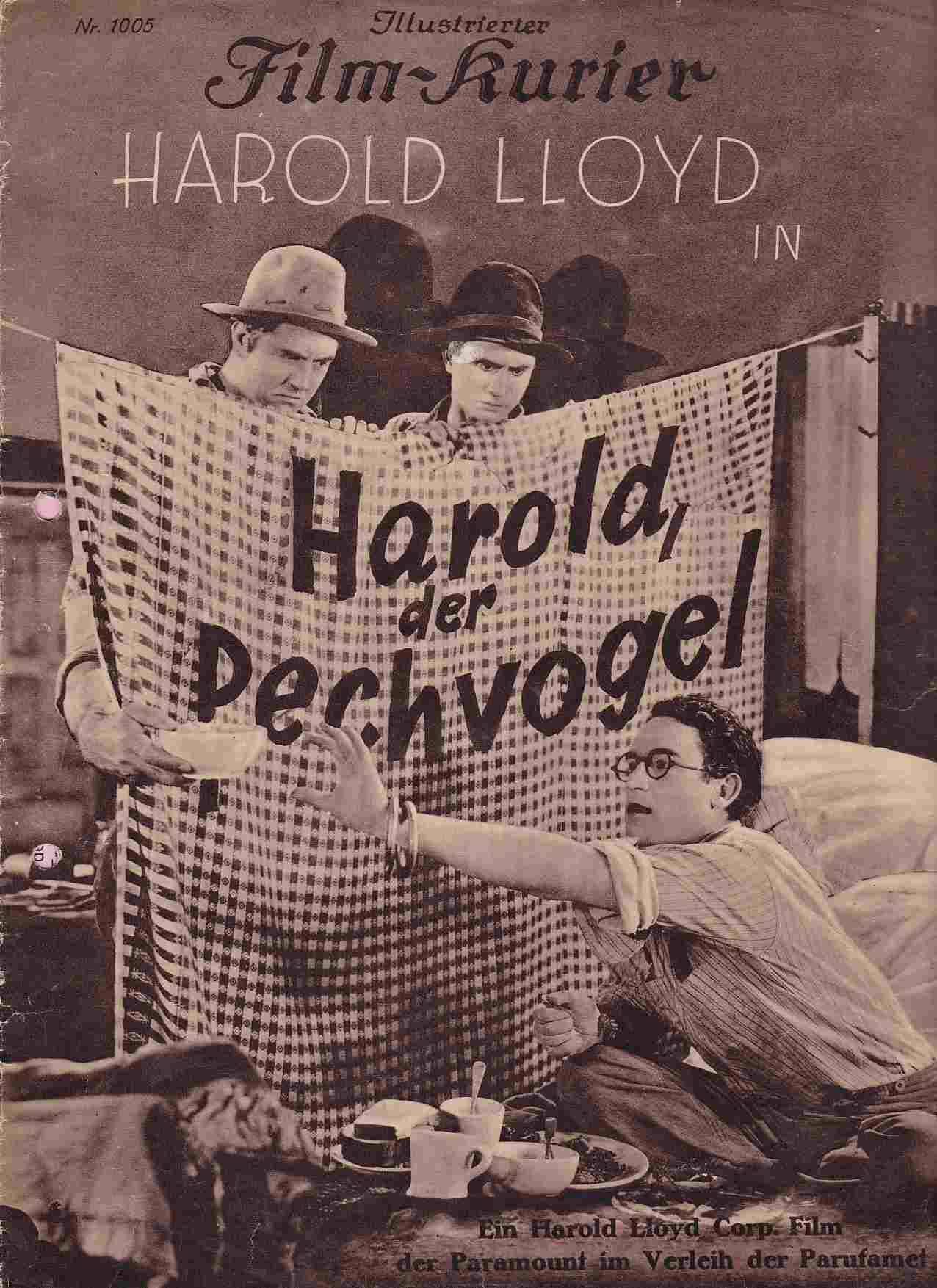 ILLUSTRIERTER FILM KURIER magazine side cover Issue 1005   1928