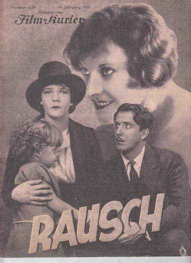 ILLUSTRIERTER FILM KURIER magazine side cover Issue 1030   1928