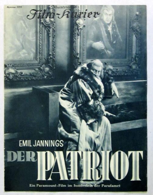 ILLUSTRIERTER FILM KURIER magazine side cover Issue 1053   1928