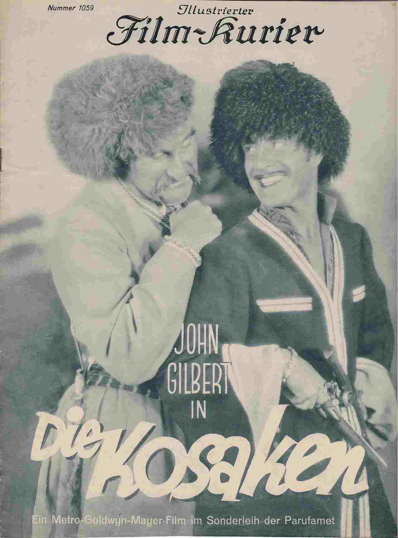 ILLUSTRIERTER FILM KURIER magazine side cover Issue 1059   1928