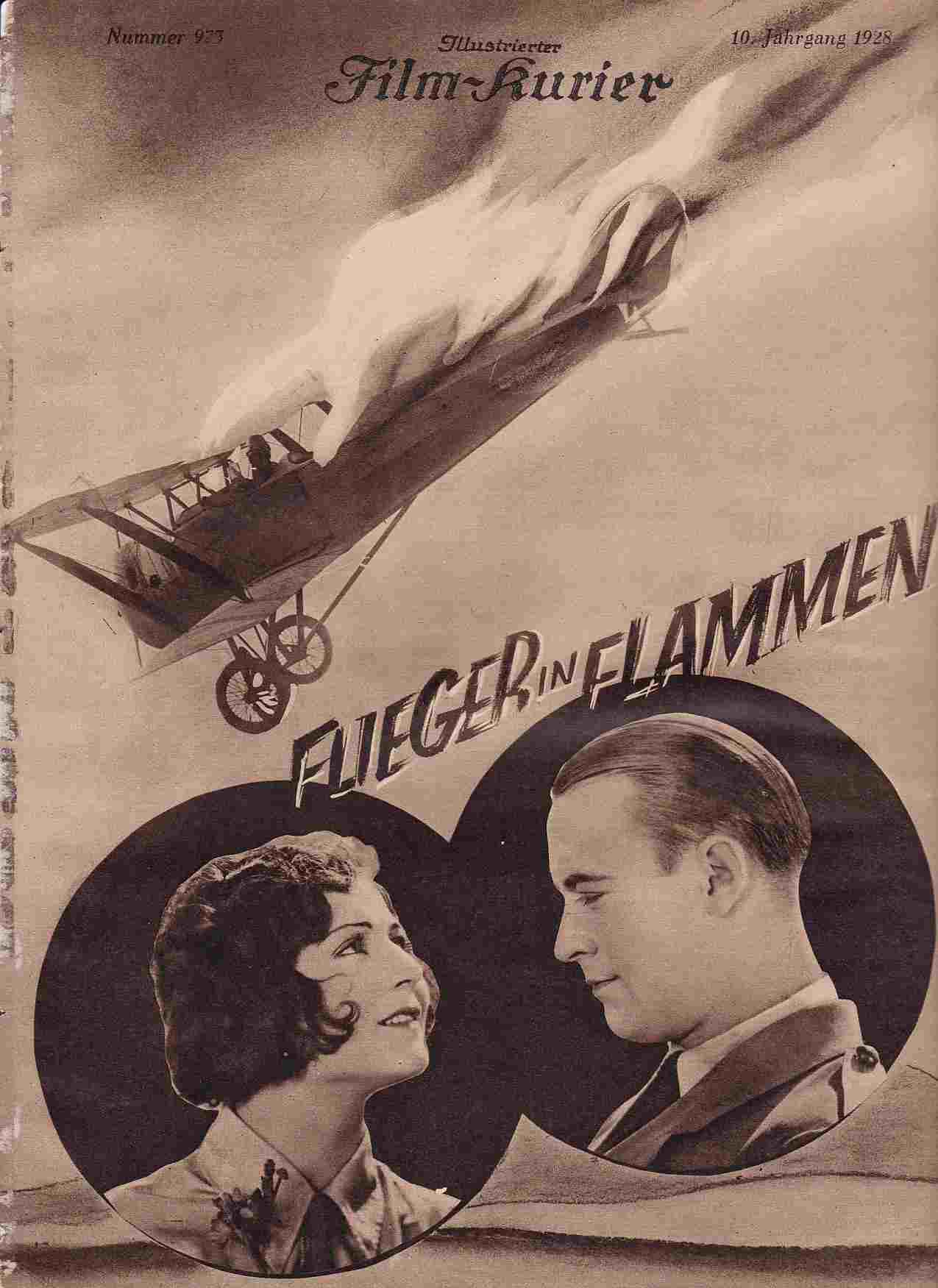 ILLUSTRIERTER FILM KURIER magazine side cover Issue 973   1928