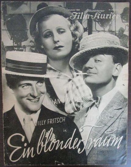 ILLUSTRIERTER FILM KURIER magazine side cover Issue 1834   1932