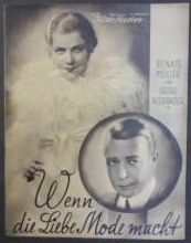 ILLUSTRIERTER FILM KURIER magazine side cover Issue 1896   1932
