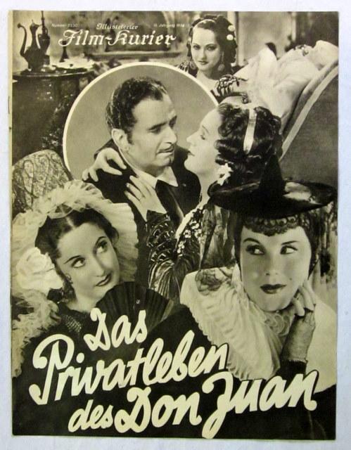 ILLUSTRIERTER FILM KURIER magazine side cover Issue 2230   1934