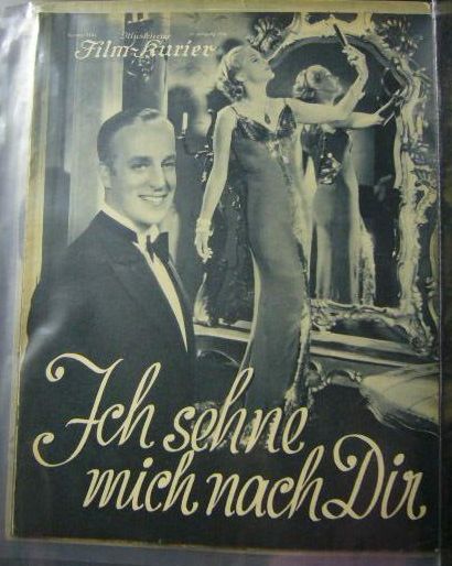 ILLUSTRIERTER FILM KURIER magazine side cover Issue 2233   1934